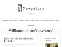 Tablet Screenshot of cavestory.com