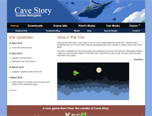 Tablet Screenshot of cavestory.org